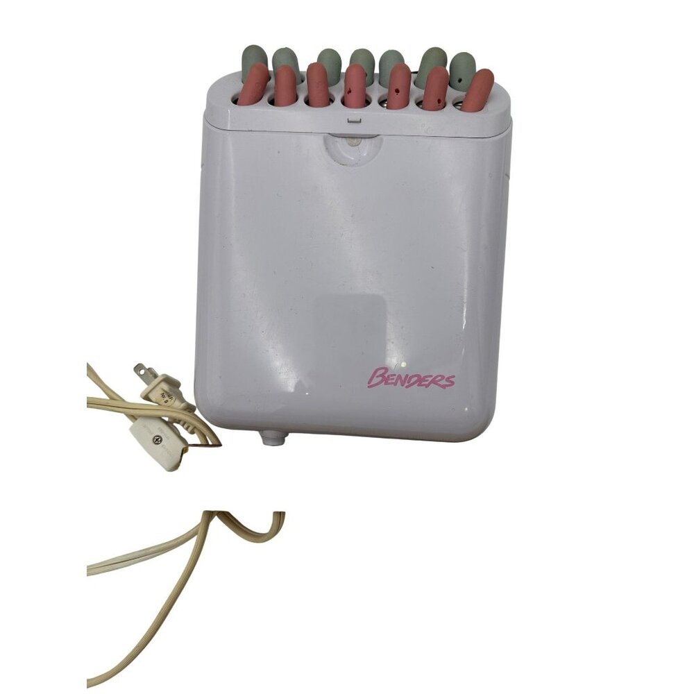 Benders Hair Hot Roller Sticks Curlers Heat Electric  No Lid Vintage